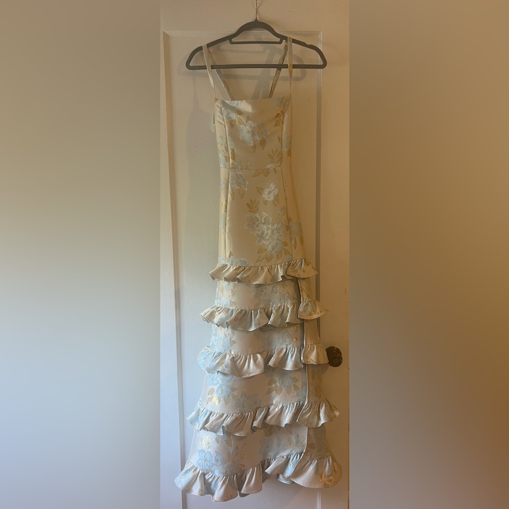 V. CHAPMAN The Piana Dress in Ice Cream Baroque Floral, Size 2
